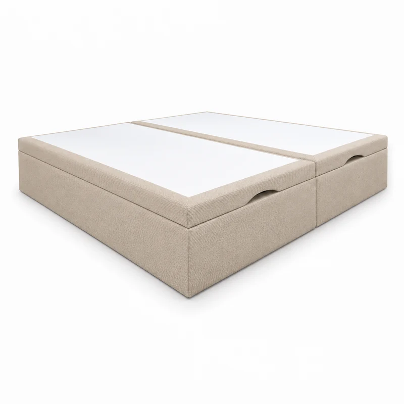 Lit Double Coffre Tapissier H32
