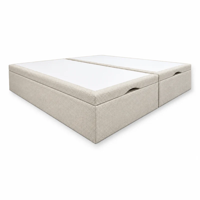 Lit Double Coffre Tapissier H32