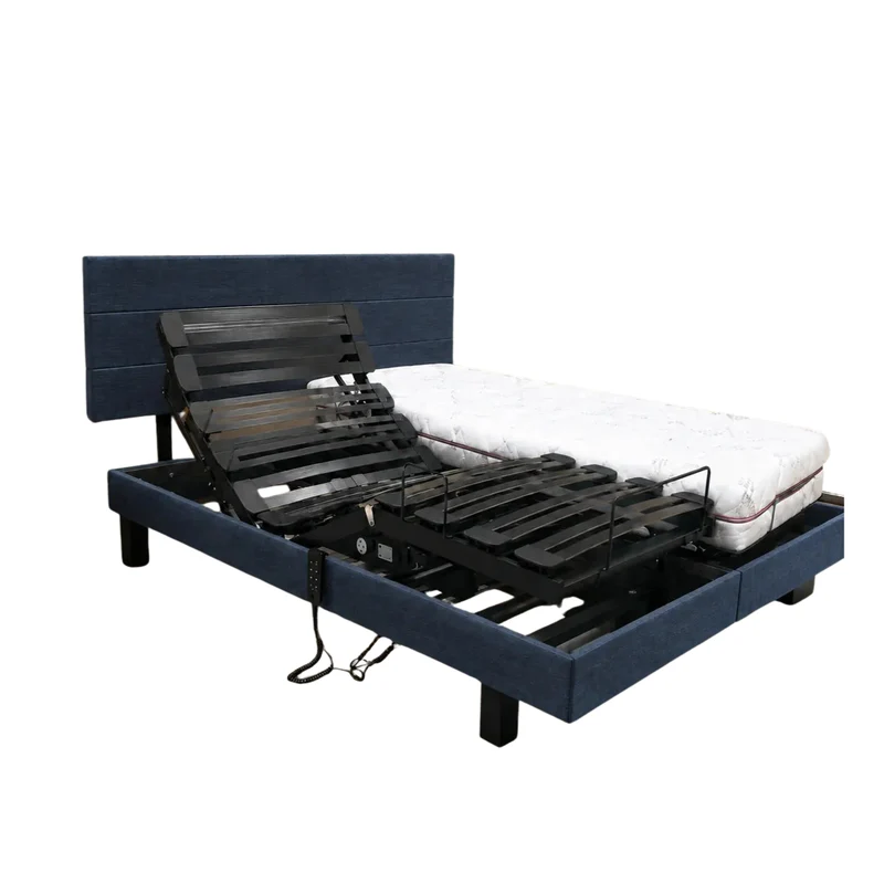 Lit électrique BETA caisse tissu HT12 cm