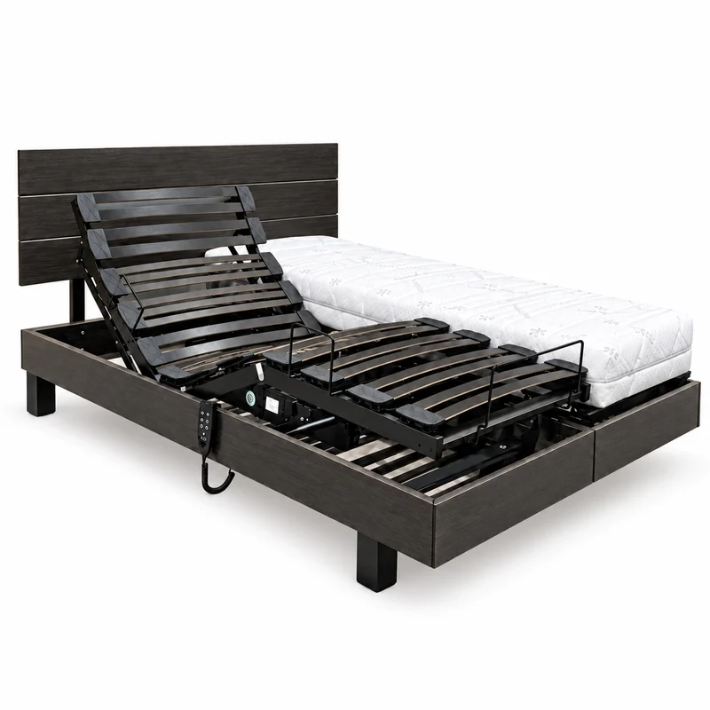 Lit électrique BETA caisse tissu HT12 cm