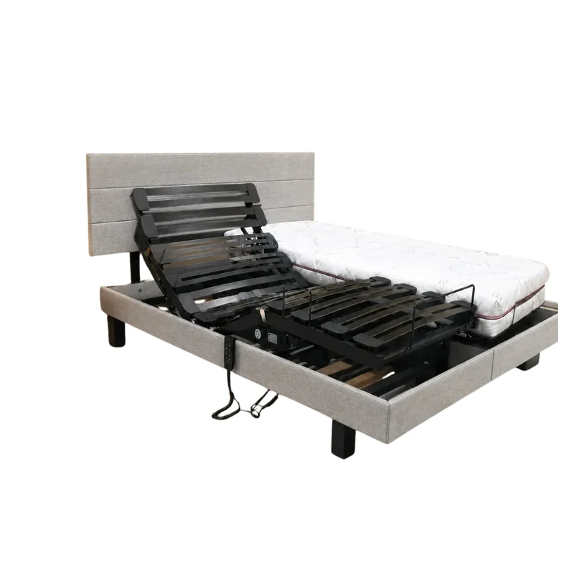 Lit électrique BETA caisse tissu HT12 cm