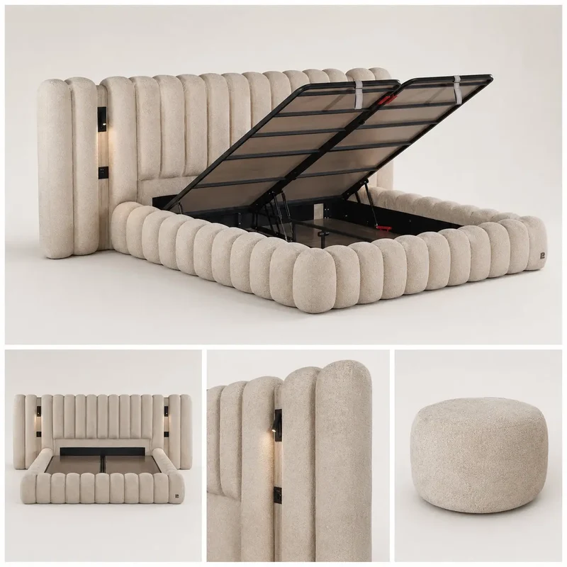 Lit Coffre MODENA LED