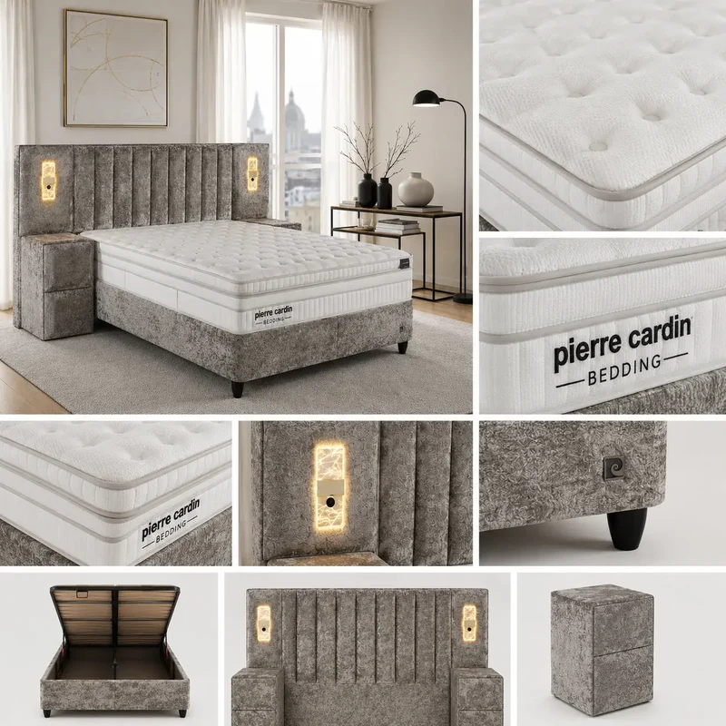 Lit Coffre LA FAYETTE LED