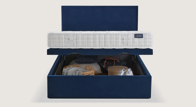 Lit coffre ESTEREL TR Bleu Marine