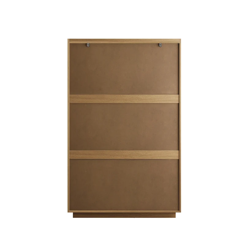Commode effet chêne 6 tiroirs 80x48x127cm MODERNSCREEN