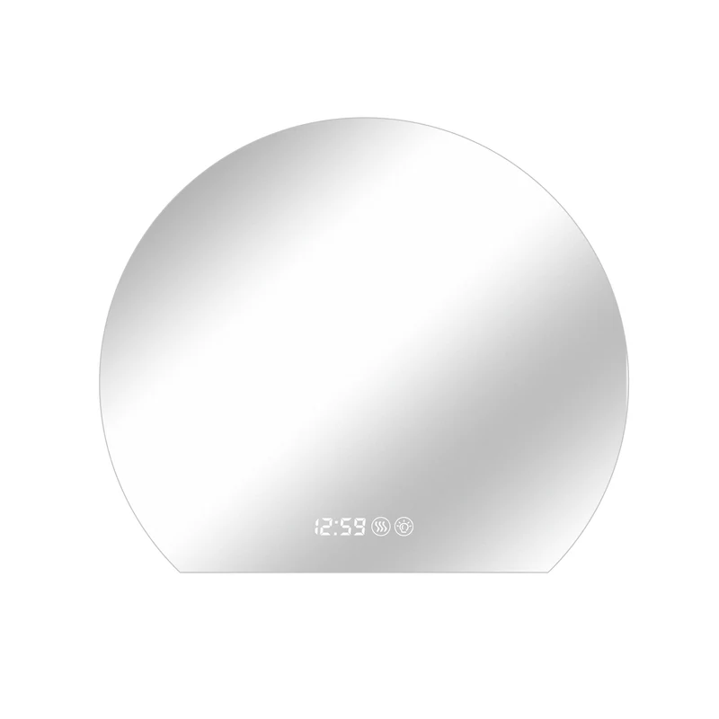 Steptoe Miroir Rond LED 80cm avec Lumière, Anti-Buée, Dimmable, 3 Couleurs – Miroir de Salle de Bain Moderne