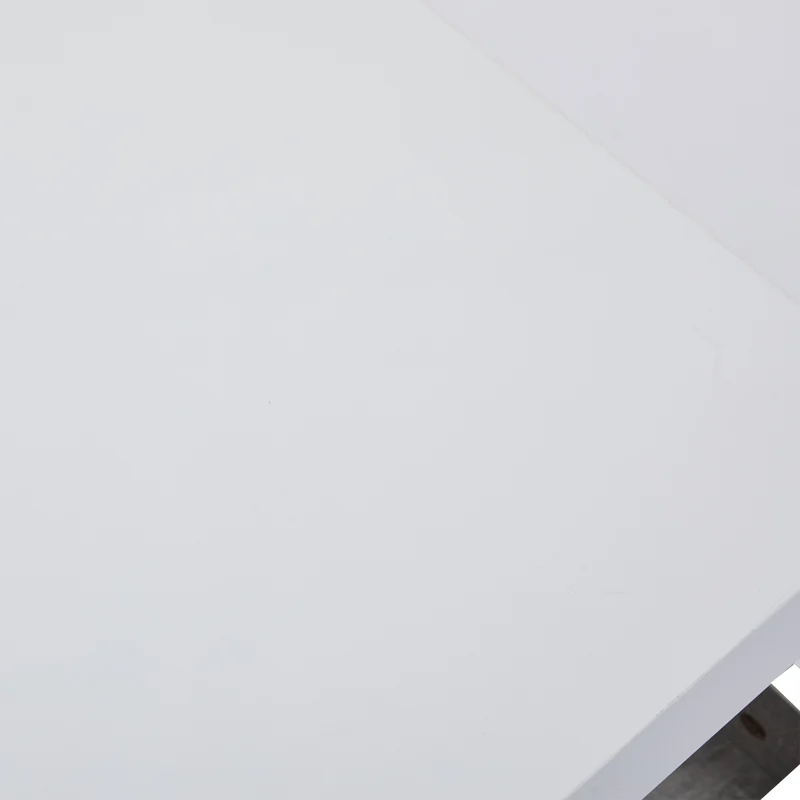 Table basse double plateau brillant pivotant à 360° en blanc et effet marbre grise clair 70*70cm ACHO