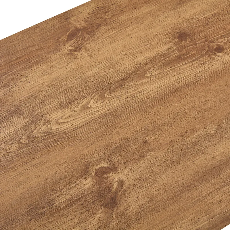 Table basse rectangulaire effet bois 2 niveaux 93x53cm CASCADEMOMENT