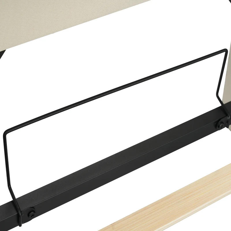 Lit coffre double lin gris éclairage LED avec chargeur et rangement 180x200cm King TRINCIDS